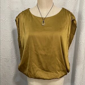 Elegant Gold/Olive Green Women's Top
